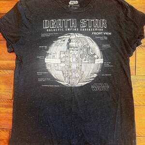 Men's Star Wars Death Starg Galactic Empire Engineering Tee - Medium
